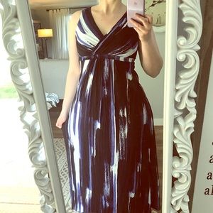 Blue Print Maxi Dress